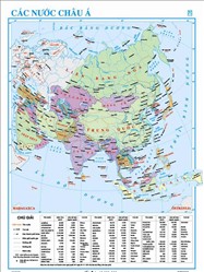 Bản đồ Các nước Châu Á